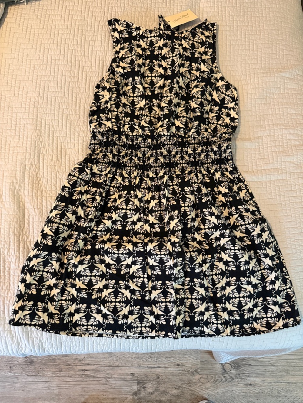 Universal Thread Women’s Black/Floral Sleeveless Sundress Sz Med NWT